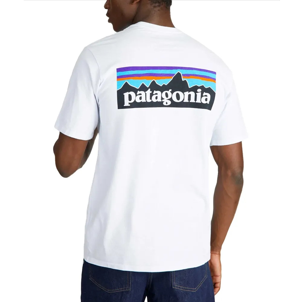 Футболка чоловіча Patagonia Mens P-6 Logo Responsibili White 38504WHI M 38504WHI
