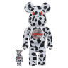 Фігурка Bearbrick x Atmos Dalmatian BEARBRICK-DALMATIAN