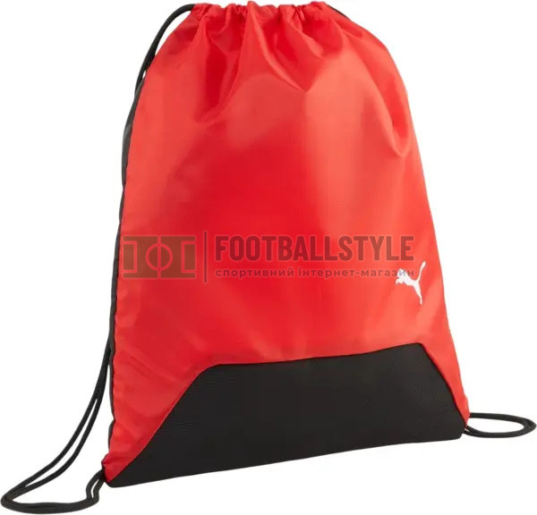 Рюкзак Puma teamGOAL Gym Sack 16L червоний, чорний Уні 47 x 39 см 090240-03