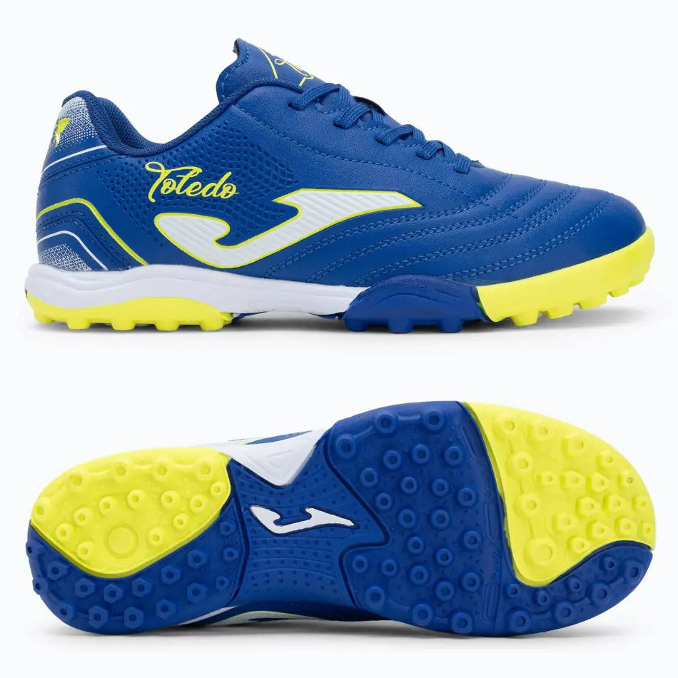 Сороконіжки дитячі Joma TOLEDO синьо-лимонні TOJW2504TF, Цвет Синий, Размер (Европа) - 34 TOJW2504TF