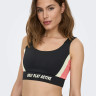 Топ ONPPERI SPORTS BRA 15287813-Black-Detail:w. Sun Kissed Coral ONLY Play M Чорний 15287813-BLACK-DETAIL:W.