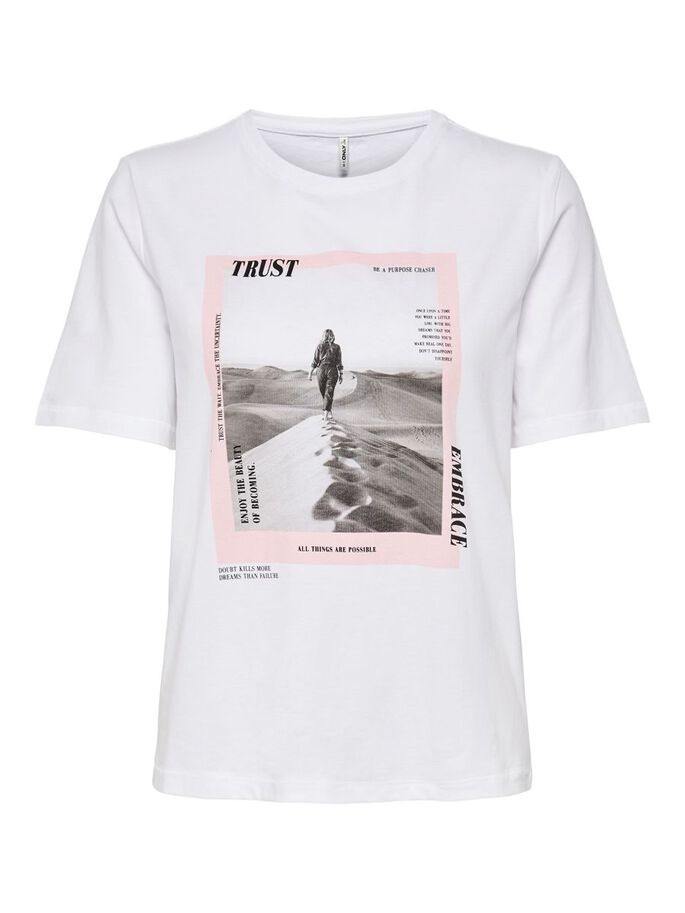 Футболка ONLINDRE LIFE BOXY S/S TRUST BOX JRS 15221374 White TRUST ONLY S Білий 15221374WhiteTRUST