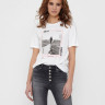 Футболка ONLINDRE LIFE BOXY S/S TRUST BOX JRS 15221374 White TRUST ONLY S Білий 15221374WHITETRUST