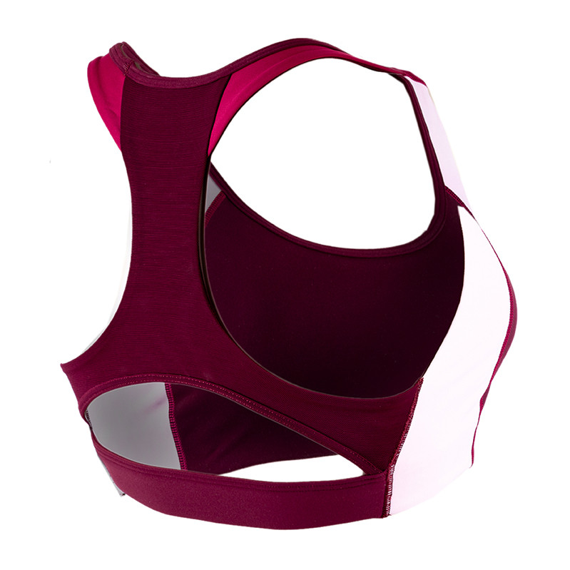 Топ Reebok ts lux racer bra maroon GS8922