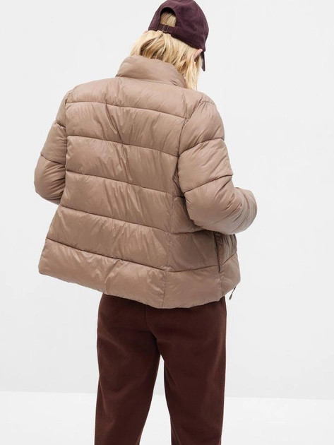 Куртка LIGHTWEIGHT LOGO PUFFER JACKET 724309-00 GAP M Бежевий 724309-00