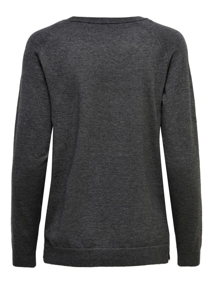 Пуловер ONLYOUNGER L/S PULLOVER KNT 15238340-Dark Grey Melange ONLY M Темно-сірий 15238340-Dark Grey Melang
