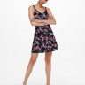 Сукня ONLKARMEN S/L SHORT DRESS AOP WVN NOOS 15157655 Night Sky-ROSE FLOWERS ONLY 34 Темно-синій 15157655NIGHTSKY-ROSE FLO