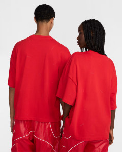 Футболка унісекс Nike X Jacquemus Short-Sleeve T-Shirt Red HF7111-611