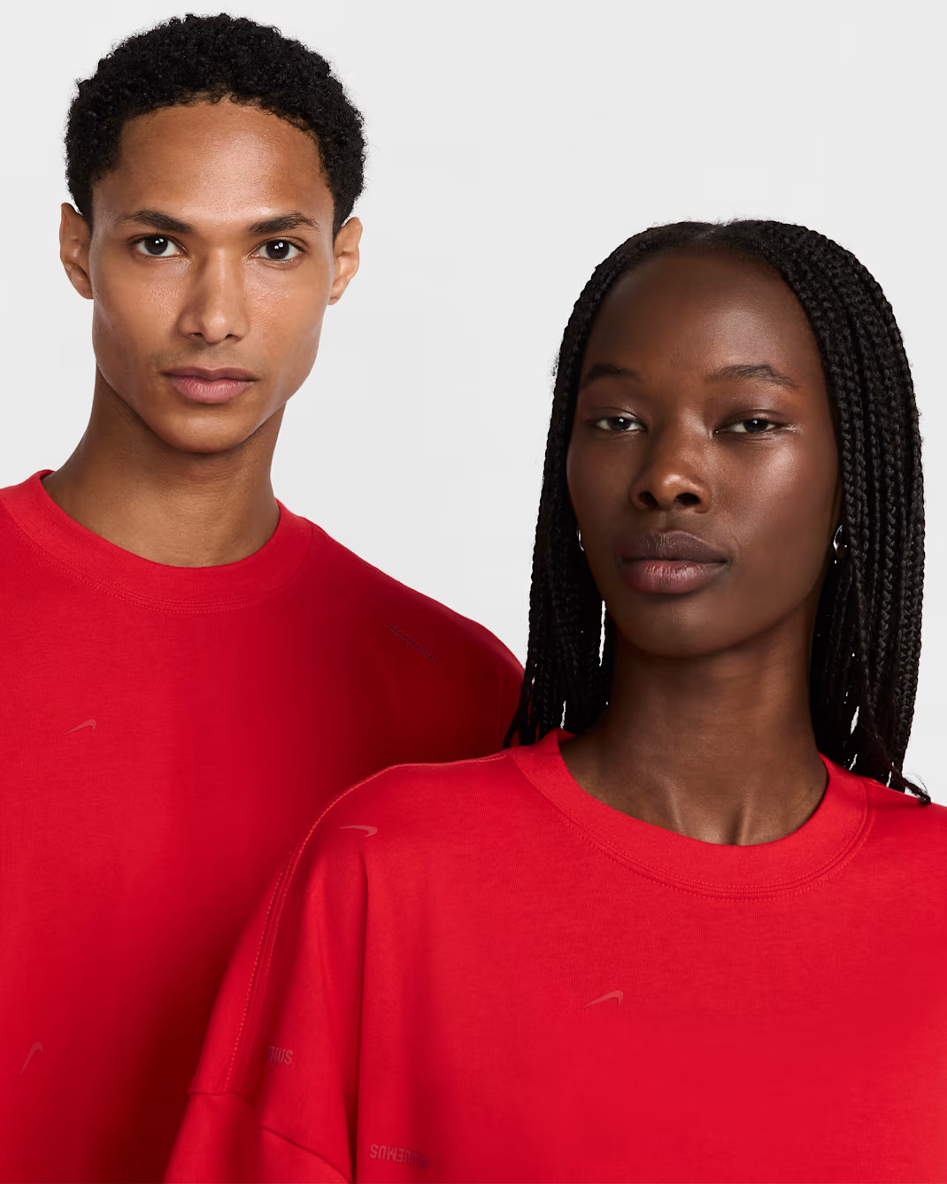 Футболка унісекс Nike X Jacquemus Short-Sleeve T-Shirt Red HF7111-611