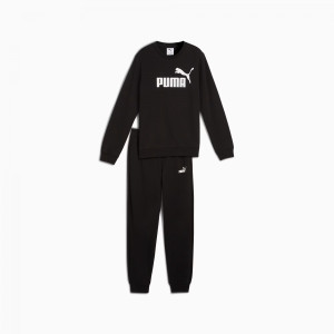 Костюм спортивний ESS Logo Crew Sweat Suit TR 68629601 Puma 128 Чорний 68629601