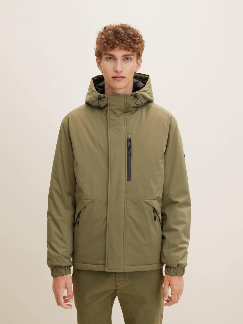 Куртка technical jacket 1032432-10415 Tom Tailor L Хакі 1032432-10415