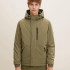 Куртка technical jacket 1032432-10415 Tom Tailor L Хакі 1032432-10415