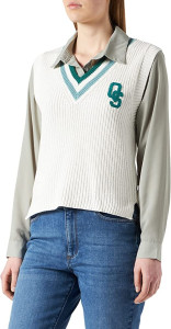 Пуловер 510.10.202.17.170.2109155-0200 Q/S by s.Oliver L Білий 510.10.202.17.170.2109155