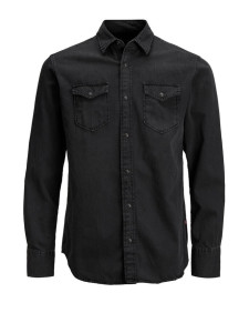Сорочка JJESHERIDAN SHIRT L/S NOOS 12138115 Black Denim Jack&Jones L Чорний 12138115BLACKDENIM