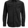 Сорочка JJESHERIDAN SHIRT L/S NOOS 12138115 Black Denim Jack&Jones L Чорний 12138115BLACKDENIM