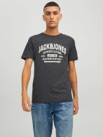 Футболка JJEJEANS TEE SS O-NECK NOOS 22/23 12210949-Dark Grey Melange-Detail:MELANGE Jack&Jones M Те 12210949-Dark Grey Melang