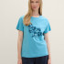 Футболка T-Shirt mit Print 1040544ХХ35313 Tom Tailor L Блакитний 1040544ХХ35313