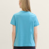 Футболка T-Shirt mit Print 1040544ХХ35313 Tom Tailor L Блакитний 1040544ХХ35313