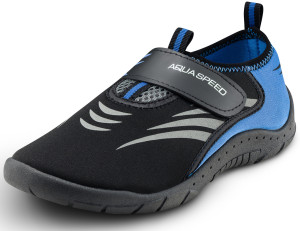 Аквашузи Aqua Speed AQUA SHOE MODEL 27B 7607 чорний, сірий, синій Уні 35 642-27B