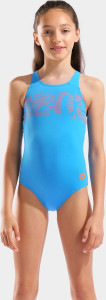 Купальник закритий для дівчат Arena GRAPHIC SWIMSUIT V BACK блакитний 164 см 006680-805