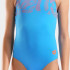 Купальник закритий для дівчат Arena GRAPHIC SWIMSUIT V BACK блакитний 164 см 006680-805