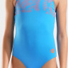 Купальник закритий для дівчат Arena GRAPHIC SWIMSUIT V BACK блакитний 164 см 006680-805