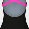 Купальник закритий для дівчат Arena DOTS SWIMSUIT SWIM PRO BACK чорний, рожевий Діт 152 см 010745-559