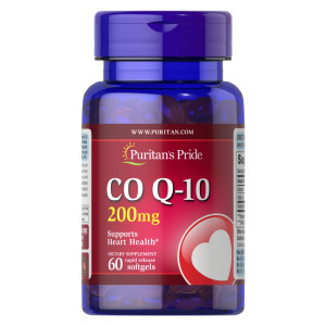 Порошок Q-SORB™ Co Q-10 200 mg - 60 Rapid Release Softgels 100-50-1130776-20
