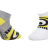 Шкарпетки MINIONS SOCKS 2P сірий, білий Діт 27-30, арт.36775-1 36775-1