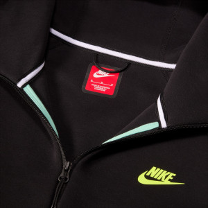 Худі Nike Tech Fleece (чорно-салатове) HF4432-349