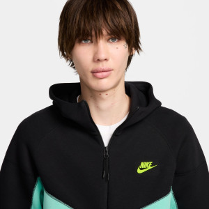 Худі Nike Tech Fleece (чорно-салатове) HF4432-349