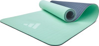 Килимок для йоги Adidas Double Sided Yoga Mat ментоловий, сірий 176 х 61 х 0,6 см (ADYG-10400BLM-NL) ADYG-10400BLM-NL