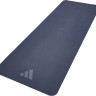 Килимок для йоги Adidas Double Sided Yoga Mat ментоловий, сірий 176 х 61 х 0,6 см (ADYG-10400BLM-NL) ADYG-10400BLM-NL
