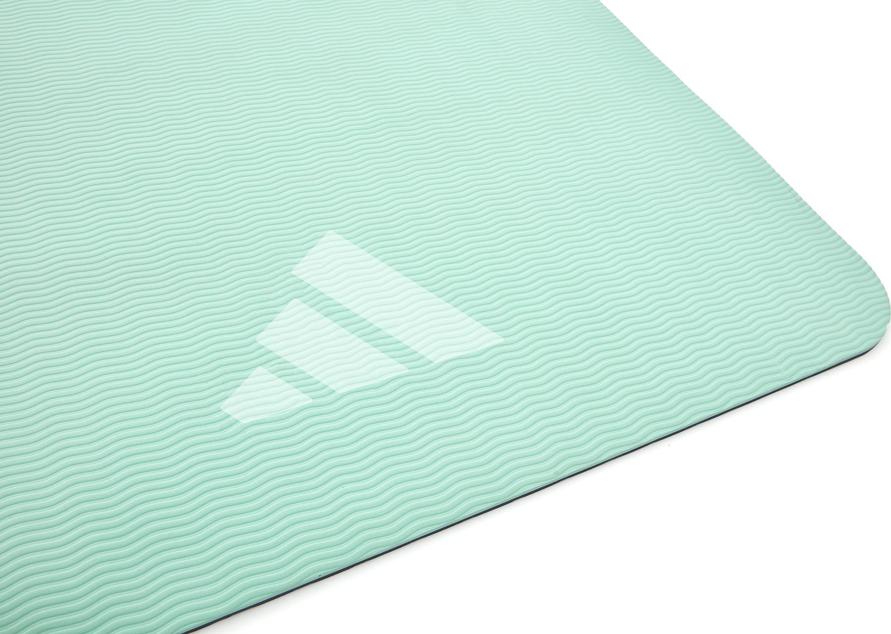 Килимок для йоги Adidas Double Sided Yoga Mat ментоловий, сірий 176 х 61 х 0,6 см (ADYG-10400BLM-NL) ADYG-10400BLM-NL