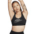 Топ Nike W NK SWSH MED SPT FUTURA BRA FB4080-010