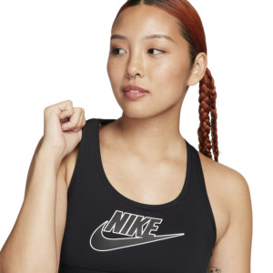 Топ Nike W NK SWSH MED SPT FUTURA BRA FB4080-010