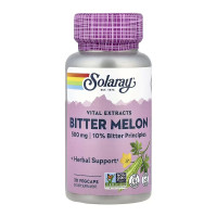 Капсули Solaray Bitter Melon Fruit Extract 10% 500mg - 30 vcaps 2023-10-6732