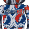 Фігурка Bearbrick x Grateful Dead (Steal Your Face) BEARBRICK-STEAL-YOUR-FACE