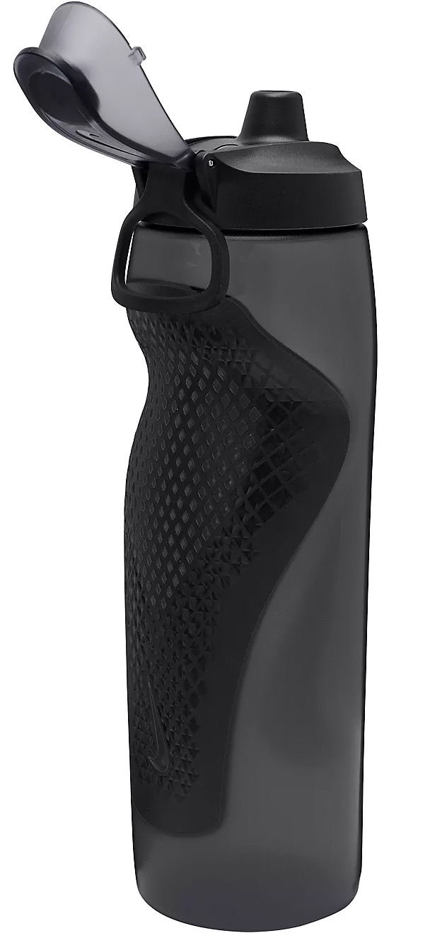 Пляшка Nike REFUEL BOTTLE LOCKING LID 32 OZ антрацит, чорний, сріблястий Уні 946 мл N.100.7670.054.32