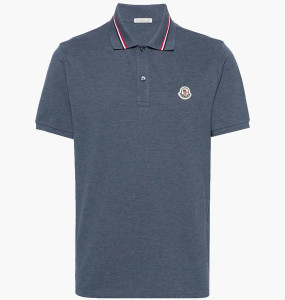 Футболка Moncler Polo Grey 89A16 794