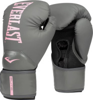 Рукавиці боксерські Everlast ELITE 2 BOXING GLOVES сірий, рожевий Уні 10 унцій P00003310