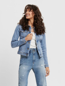 Куртка джинсова ONLWESTA LIFE LS DNM JACKET CC PIM100221 15192447-Light Blue Denim ONLY 34 Блакитний 15192447-LIGHT BLUE DENIM