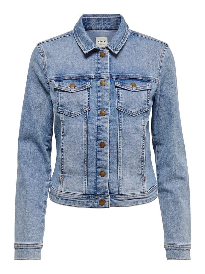 Куртка джинсова ONLWESTA LIFE LS DNM JACKET CC PIM100221 15192447-Light Blue Denim ONLY 34 Блакитний 15192447-Light Blue Denim