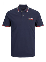 Поло JJATLAS POLO SS 12221012-Navy Blazer Jack&Jones L Темно-синій 12221012-Navy Blazer