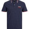 Поло JJATLAS POLO SS 12221012-Navy Blazer Jack&Jones L Темно-синій 12221012-NAVY BLAZER