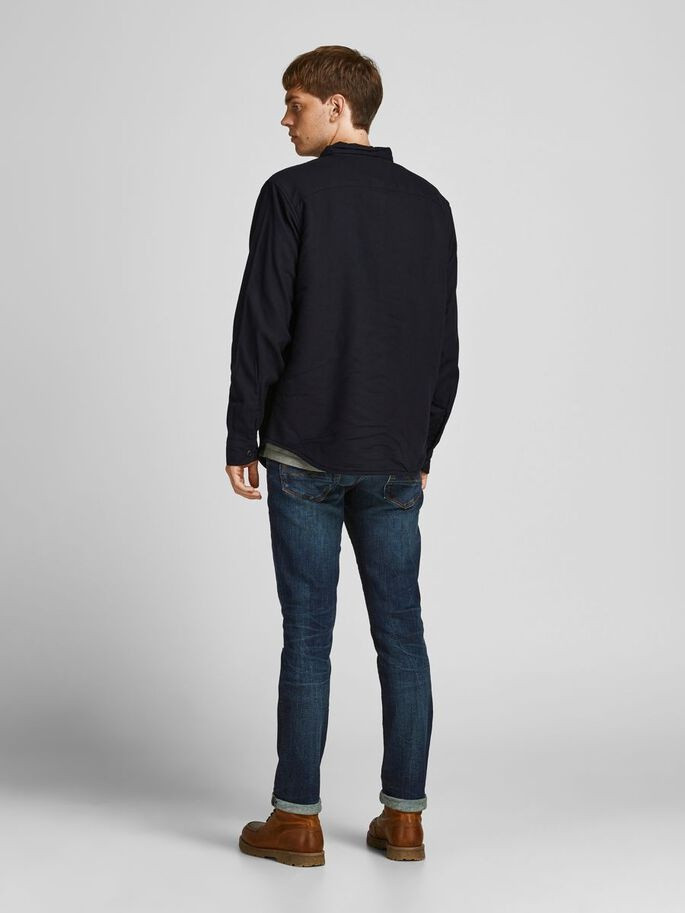 Сорочка JORWILLIAM TEDDY OVERSHIRT LS 12197075-Black-Fit:/OVERSHIRT Jack&Jones L Чорний 12197075-Black-Fit:/OVERS
