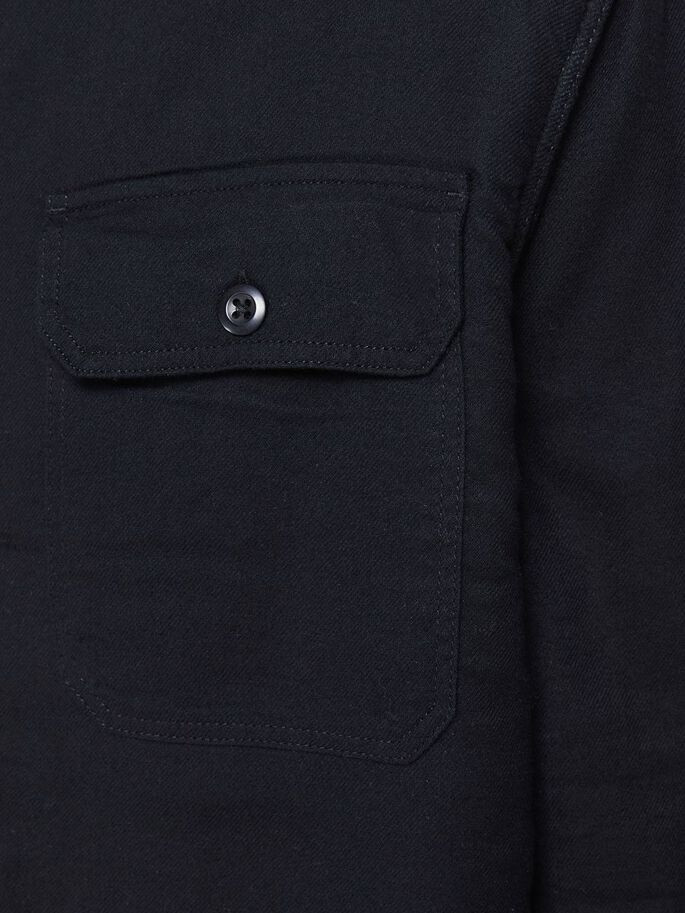 Сорочка JORWILLIAM TEDDY OVERSHIRT LS 12197075-Black-Fit:/OVERSHIRT Jack&Jones L Чорний 12197075-Black-Fit:/OVERS