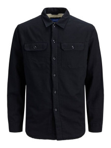 Сорочка JORWILLIAM TEDDY OVERSHIRT LS 12197075-Black-Fit:/OVERSHIRT Jack&Jones L Чорний 12197075-BLACK-FIT:/OVERS