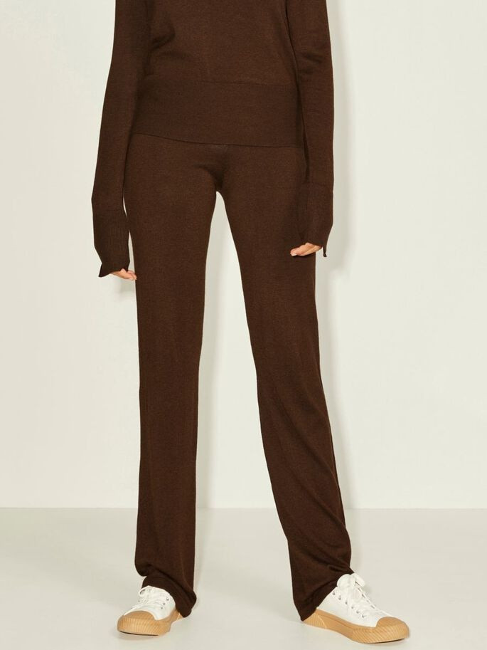 Штани JXHARPER SOFT KNIT PANT NOOS 12202996-Demitasse JJXX L Коричневий 12202996-Demitasse