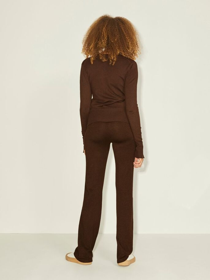 Штани JXHARPER SOFT KNIT PANT NOOS 12202996-Demitasse JJXX L Коричневий 12202996-Demitasse
